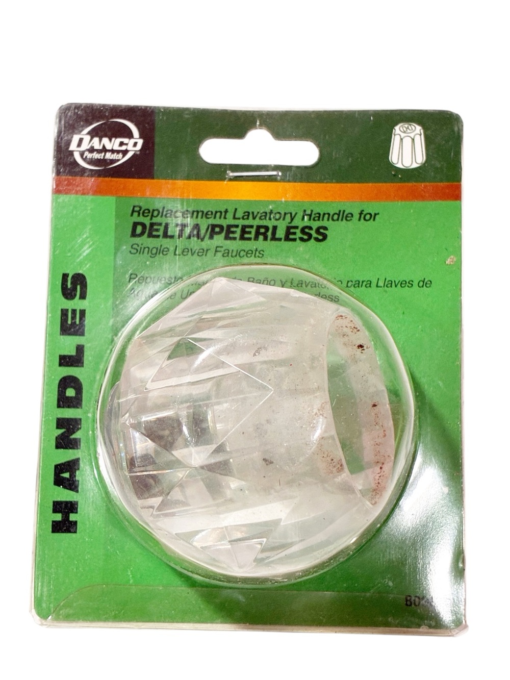 DANCO Replacement Faucet Handle for Delta Delex in Clear Acrylic NEW